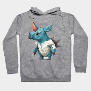 Fictional origami animal #4 Hoodie